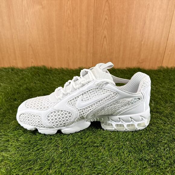 Nike Air Zoom Spiridon Cage 2 Triple White Running Shoes CJ1288-100 Men\'s Sz 9.5 main image 7